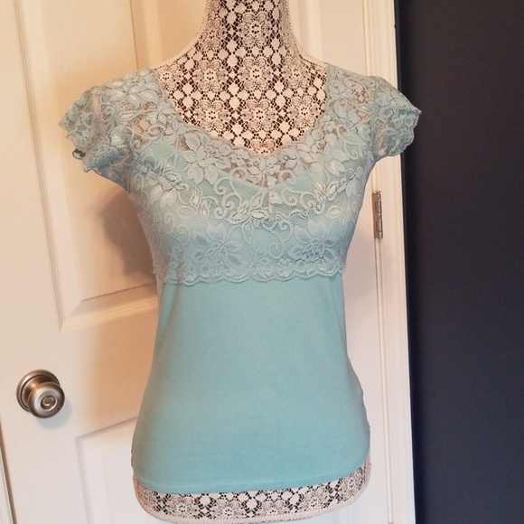 Sweet and Sassy Lace Tee - Picture 1 of 3